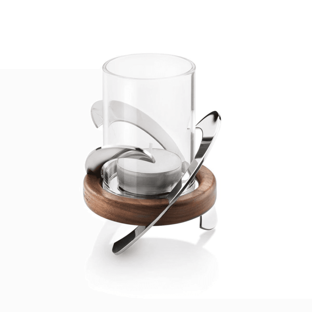 Helix Tealight Holder, Stainless Steel