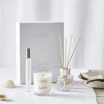 Image showing the Seychelles Home Scenting Set, Mini, White product.