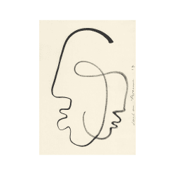 Image showing the One Soul - LouLou Avenue Art print, H70 x D50cm, Multi product.