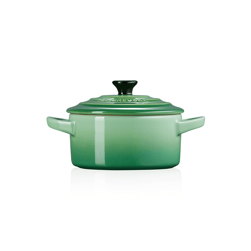 Stoneware Petite Round Casserole, 10cm, Bamboo Green