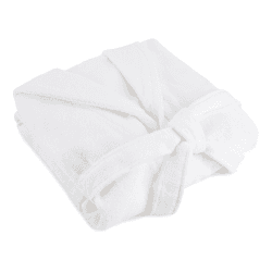 Image showing the Barnes Set of couples bathrobes, White product.
