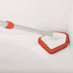 Image showing the Extendable tub & tile scrubber, Silver/Grey product.