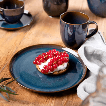 Image showing the Crafted Denim Salad Plate, D21cm, Blue product.