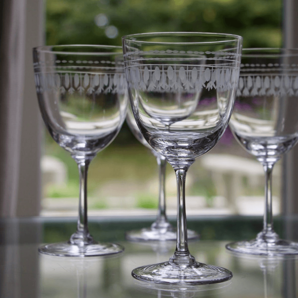 Ovals Set of 6 wine glasses, 250ml, Crystal