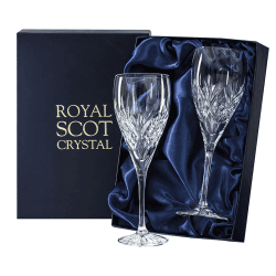 Image showing the Highland Set of 2 Wine Glasses, 320ml, Clear product.