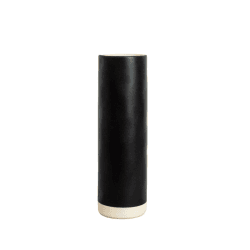 Image showing the Pitka Tall Vase, 30 x 9cm, Black product.