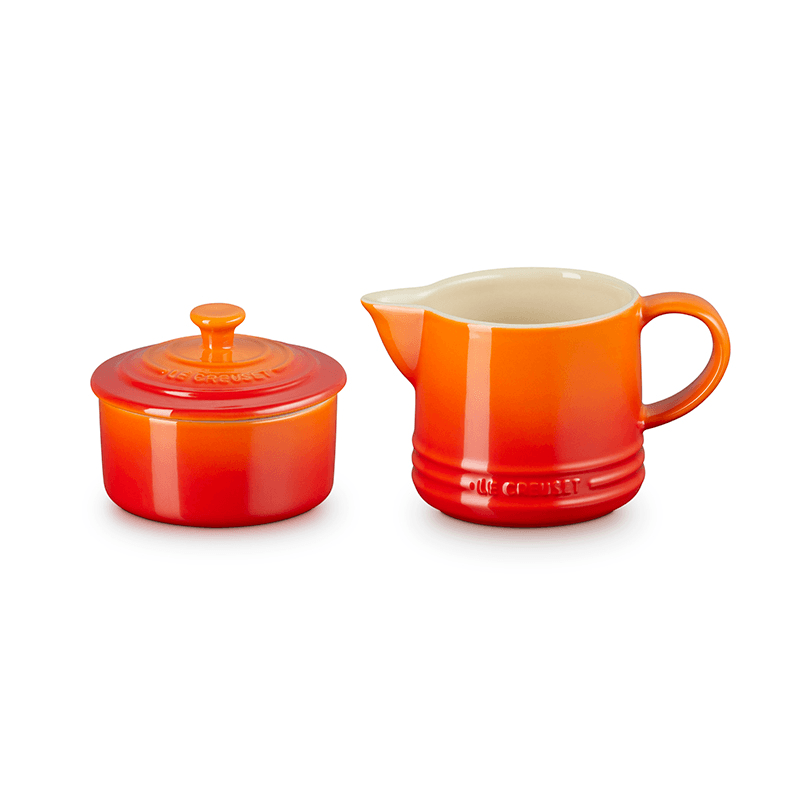 Stoneware Milk & Sugar Set, Volcanic