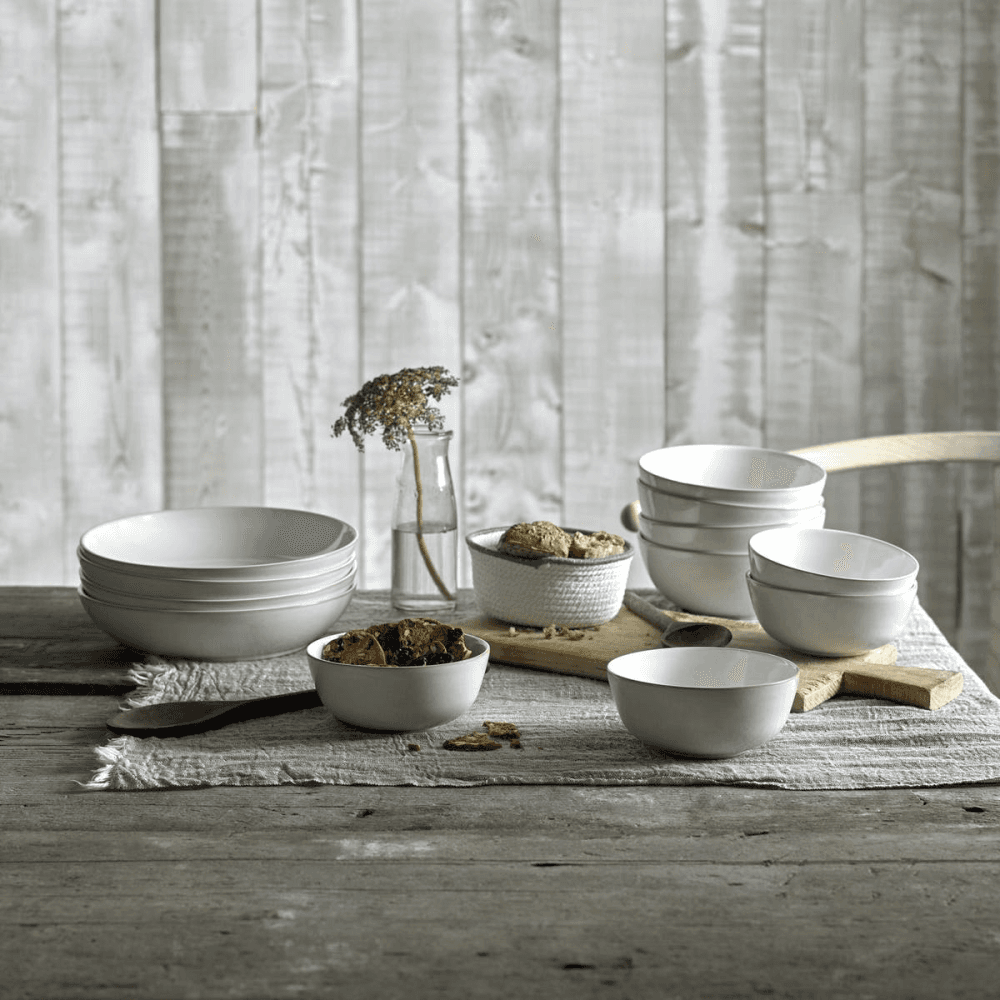 Natural Canvas Pasta Bowl, 24 x 6cm