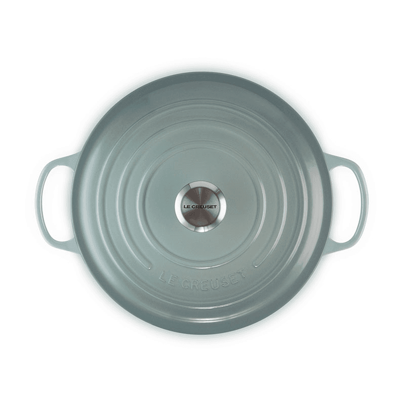 Cast Iron Round Casserole, 28cm, Sea Salt
