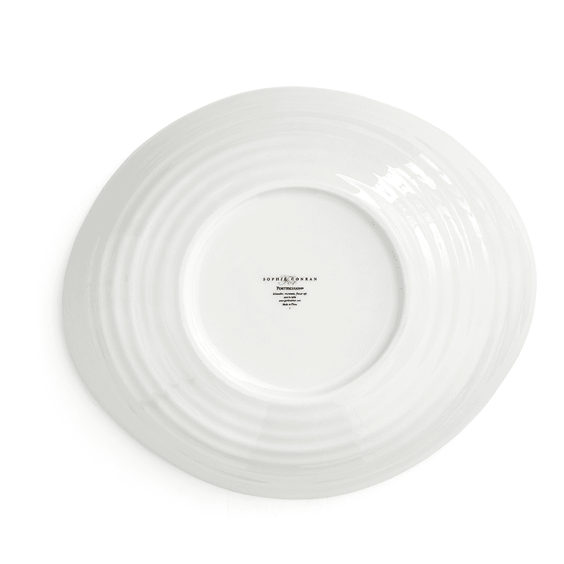 Mistletoe Set of 4 Pasta Bowls, D23.5cm, White/Green