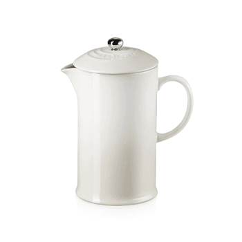 Image showing the Stoneware Cafetiere, 1 litre, Meringue product.