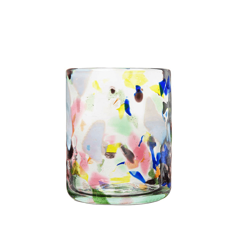 Terrazzo Set of 4 Tumblers, 350ml, Multi
