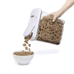 Image showing the Good Grips Pop Large Cereal Dispenser Large, 4.2L, Clear product.