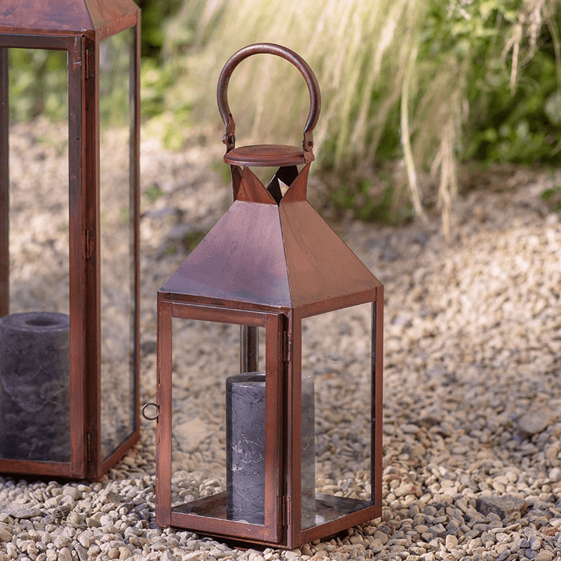 Isko Lantern, H37cm, Rust