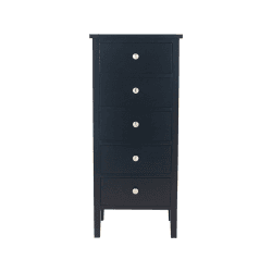Image showing the Chelmsford Tall Boy, Satin Black product.