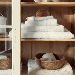 Image showing the Plain Organic Cotton Bath Towel, White product.