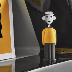 Image showing the Alessandro Corkscrew, H21cm, Yellow and Black product.