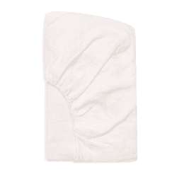 Image showing the Linen King Size Fitted Sheet, White product.