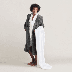 Image showing the The Plush Bath Towel, Snow product.