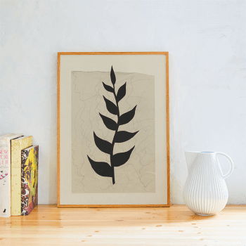 Image showing the Plant Poem Print, 50 x 70cm, Multi product.
