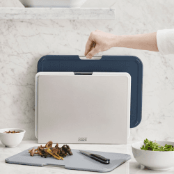 Image showing the Nest Set of 3 large chopping boards, Grey product.