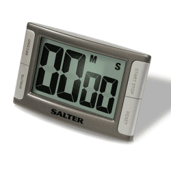 Image showing the Contour Free standing kitchen timer, Dark Grey product.