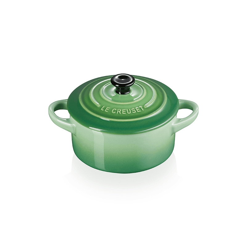 Stoneware Petite Round Casserole, 10cm, Bamboo Green