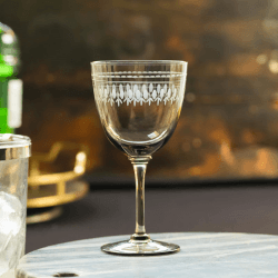 Image showing the Ovals Set of 4 Wine Glasses, 250ml, Smoky product.