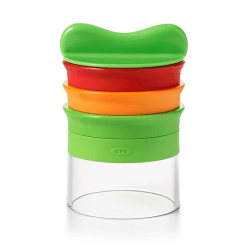 Image showing the 3 blade hand-held spiralizer, 8.5 x 13.4 x 22 cm product.