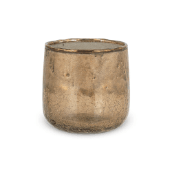 Image showing the Konara Tealight Holder, D9 cm, Copper Smoke product.