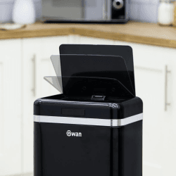 Image showing the Retro Sensor Bin, Black product.