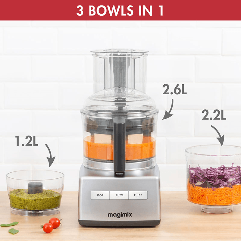 3200 XL Food processor - 18371, 650W - 2.6 litre, Satin