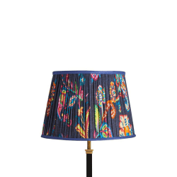 Image showing the Straight empire Shade, 30cm, blue Paisley by Matthew Williamson product.