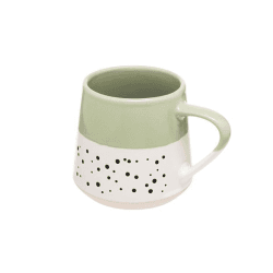 Image showing the Dotted Mug, 350ml, Sage product.