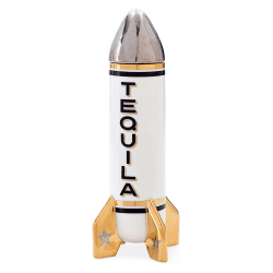 Image showing the Rocket Tequila Decanter, Metallic product.