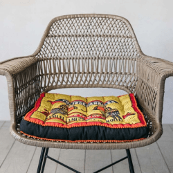 Image showing the Inseparables Matchbox Seat Pad, 40 x 40cm, Multi product.