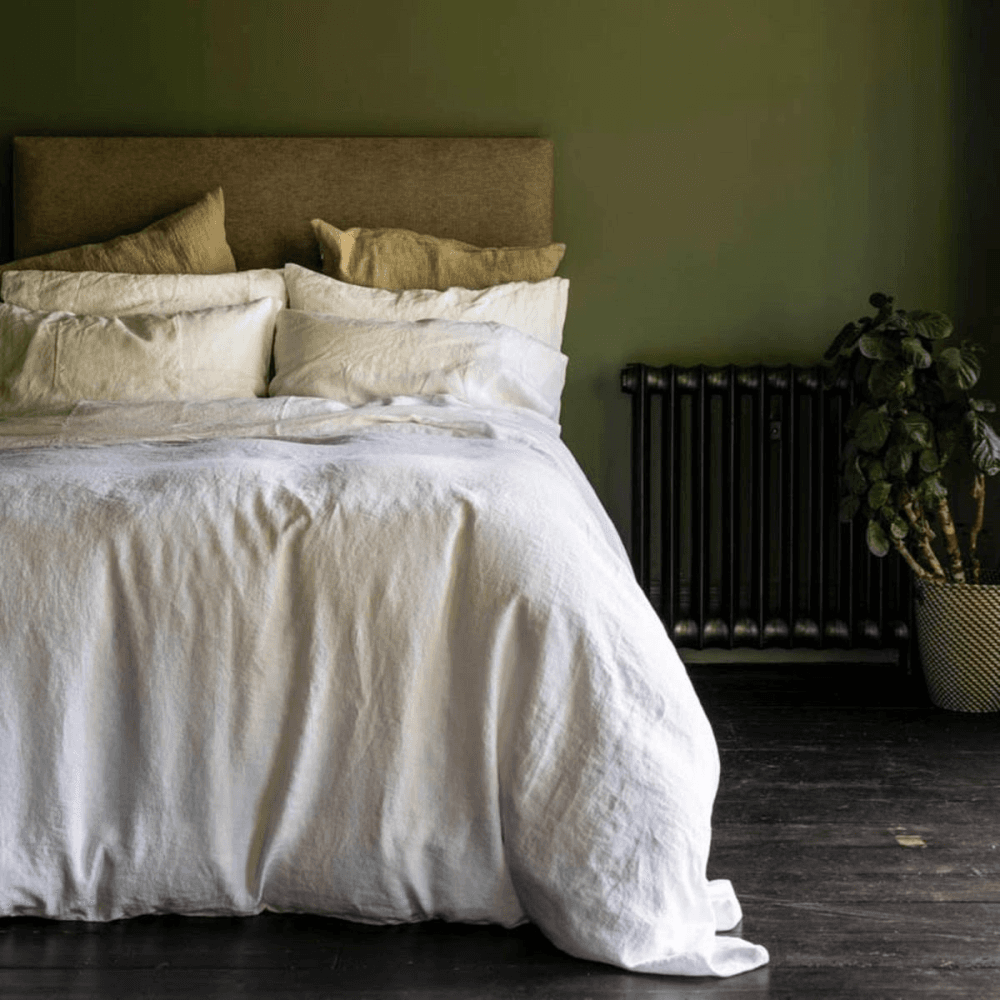 Pair of Super King Pillowcases, 50 x 90cm, White