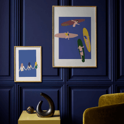 Image showing the Surfers FSC Print, 50 x 70cm product.