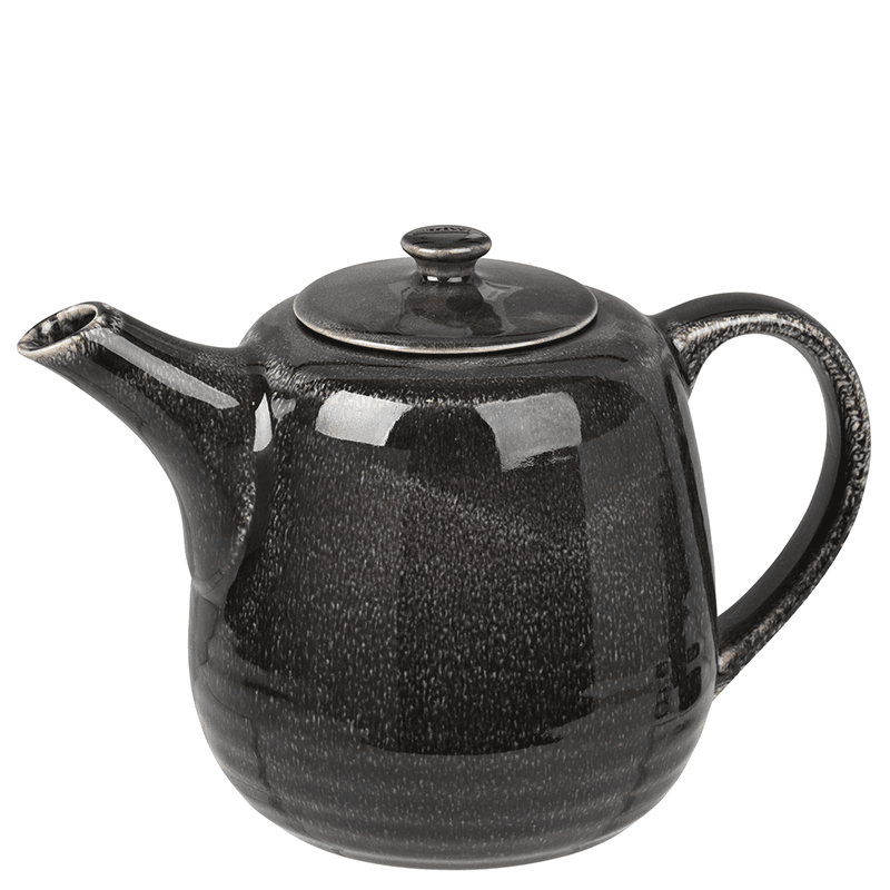 Nordic Coal Tea Pot, 1.3L, Black