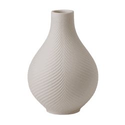 Image showing the Foila Bulb Vase, 25x17.5x17.5, Powder Pink product.