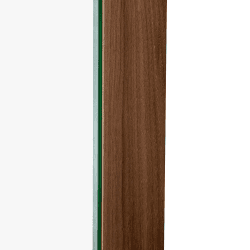 Image showing the Orta Mirror, 180 x 50 cm, Walnut product.