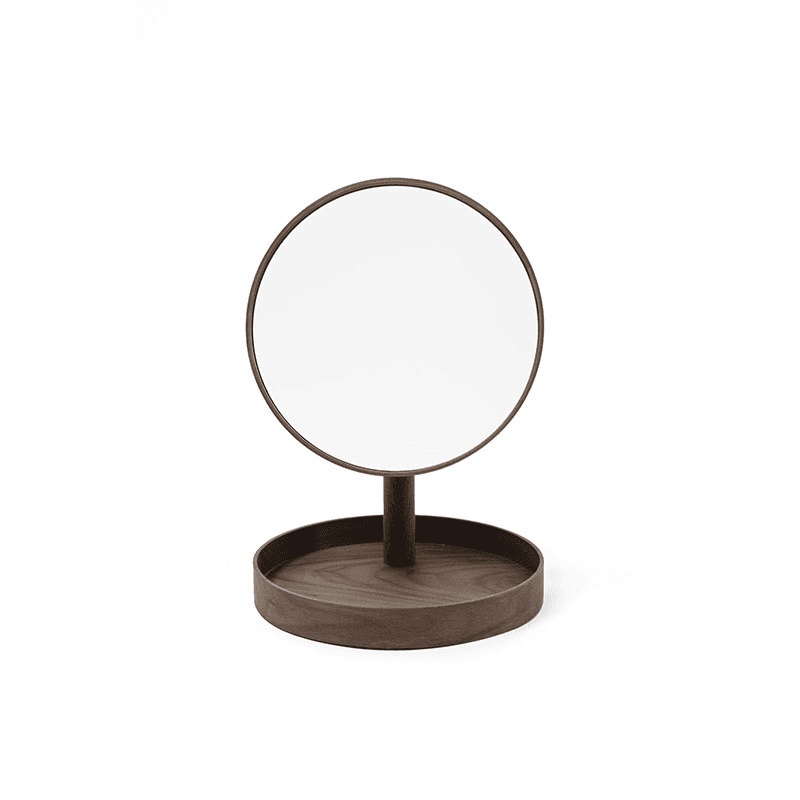Look Magnify Mirror, Walnut