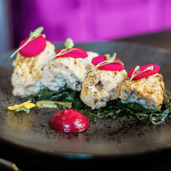 Image showing the Six Course Contemporary Indian Tasting Menu with Wine Flight for Two at Michelin Recommended Asha's, Manchester product.