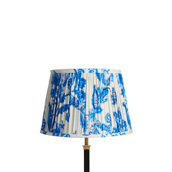 Image showing the Straight empire Shade, 40cm, blue and white Paisley by Matthew Williamson product.