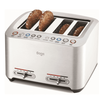 Image showing the The Smart Toast 4 slice toaster, Stainless Steel product.