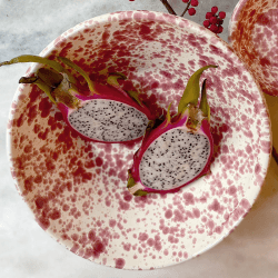Image showing the Splatter Salad Bowl, D24cm, Cranberry product.