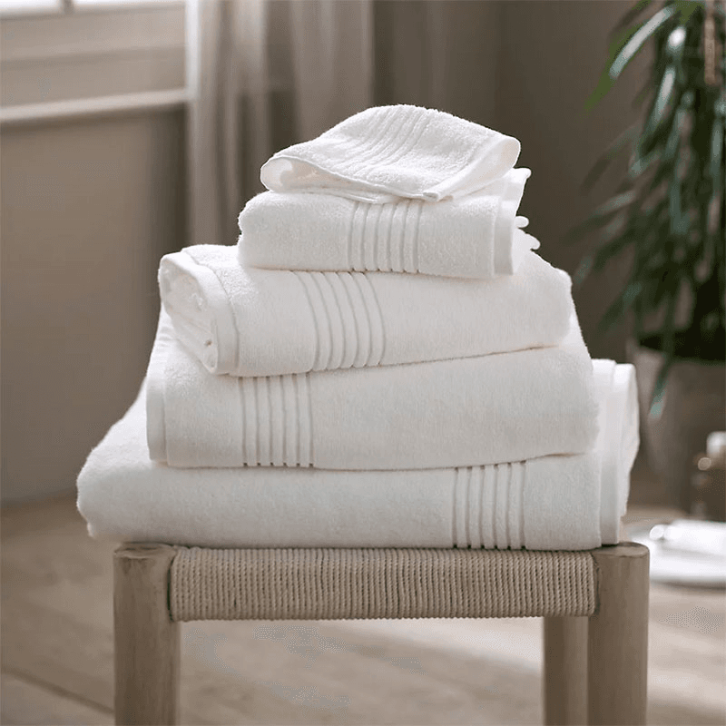 Ultra Soft Cotton Bath Towel, 70 x 125cm, White