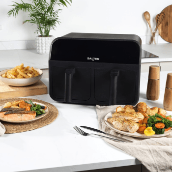 Image showing the Dual Pro Air Fryer, 7.4L, Black product.