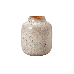 Image showing the Lave Home Small Vase, H15.5cm, White/Blue product.
