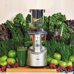 Image showing the The Big Squeeze Slow juicer, Stainless Steel product.